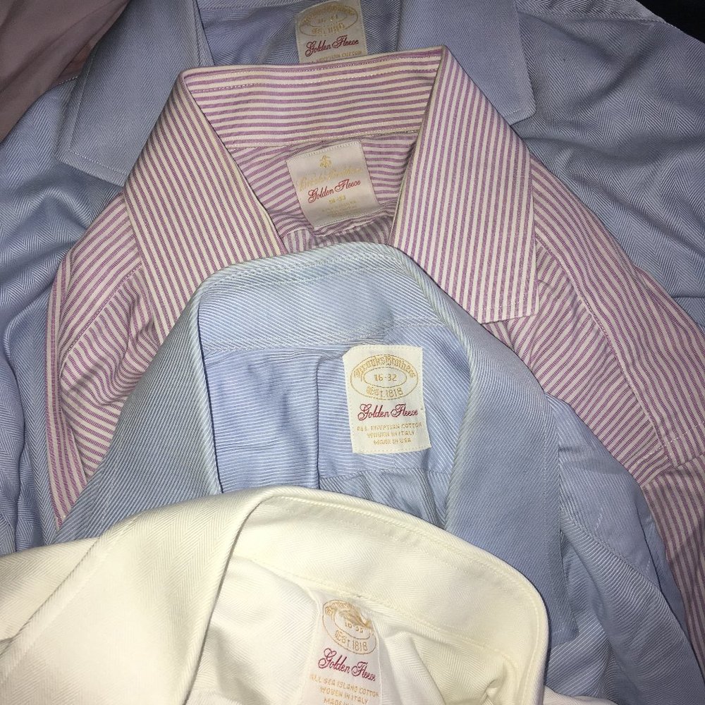Lot of Brooks Brothers Golden Fleece shirts